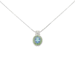 Dây chuyền Tourmaline GSTB 0.10CT - Hàng hiệu Chính hãng