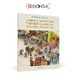 (TẶNG BOOKMARK) Từ điển Việt - Anh - Đức bằng tranh - Thế giới quanh em Sách thiếu nhi