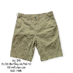 Quần short kaki GU size 30-31, độ mới đẹp cao, giá chỉ 140k  9724