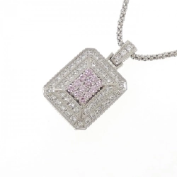 Dây chuyền kim cương hồng PT900/PT850 0.32CT - Hàng hiệu Authentic 858055