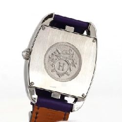 Hàng hiệu Authentic - Đồng hồ Hermès Cape Cod Tonneau Double Tour CT1.710 SS Quartz 880185