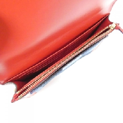 Louis Vuitton Denim Monogram Porte-Feuille Fleur Chain M69036 Chain Wallet - Hàng hiệu Authentic 806646