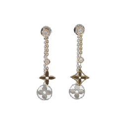 Bông tai Louis Vuitton Buckle Doreille Monogram Idylle - Hàng hiệu Chính hãng