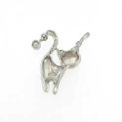 K18WG Mèo Kim Cương Dây Chuyền 0.10CT - Hàng hiệu Chính hãng 862093