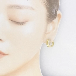 K18YG Bông tai/Khuyên tai kim cương 0.90CT - Hàng hiệu Chính hãng 870919