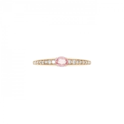 Nhẫn Sapphire K18PG 0.183CT 672524