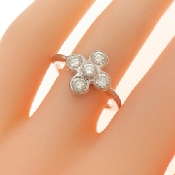 Nhẫn kim cương hoa K18WG 0.67CT - Hàng hiệu Authentic 853957