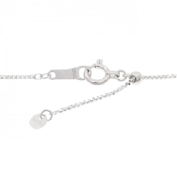 K18WG Chữ cái M Dây chuyền kim cương 0.32CT - Hàng hiệu Chính hãng 860138