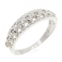 Nhẫn kim cương K18WG 0.08CT