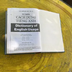 TỪ ĐIỂN CÁCH DÙNG TIẾNG ANH- LÊ ĐÌNH BÌ, MA 576393