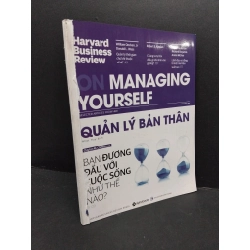 Quản lý bản thân - Harvard Business Review mới 80% rách gáy 2019 HCM2809 Clayton M. Christensen KỸ NĂNG