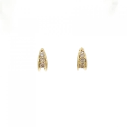 K18YG Bông tai kim cương 0.20CT - Hàng hiệu Chính hãng