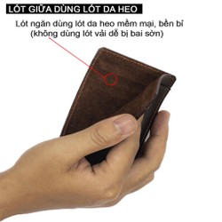 Ví đựng thẻ card da bò 74678