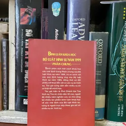 [Chữ Ký Tác Giả] - II Tựa sách: Bình Luận Khoa Học Bộ Luật Hình Sự Năm 1999 - Đinh Văn Quế 561463