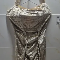 Đầm nhung thanh lý 790386