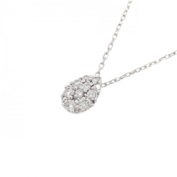 K18WG Pave Diamond Necklace 0.19CT - Hàng hiệu Chính hãng 861392