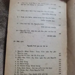 trên đường tìm hiểu sự nghiêp thơ văn của Nguyễn Trãi 731058