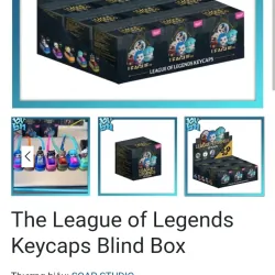 BỘ PHỤ KIỆN BÀN PHÍM LEAGUE OF LEGEND KEY CAPS  782345