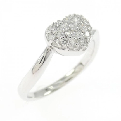 Nhẫn kim cương hình trái tim K18WG 0.21CT