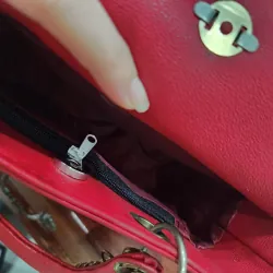 Túi xách đỏ họa tiết 792036