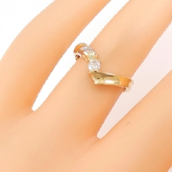 Nhẫn kim cương K18YG/PT 0.13CT - Hàng hiệu Authentic 859933