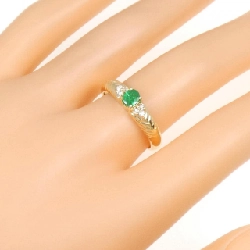 Nhẫn Emerald K18YG 0.30CT - Hàng hiệu Chính hãng 848877