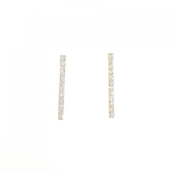 Bông tai kim cương K18YG 0.40CT - Hàng hiệu Chính hãng