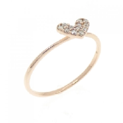 Nhẫn kim cương hình trái tim K10PG - Hàng hiệu Authentic