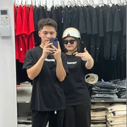 Áo thun in lụa từ 50ki đến 120ki màu đen