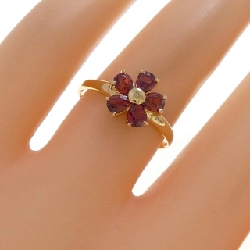 Nhẫn Garnet Hoa K18YG - Hàng hiệu Chính hãng 845865