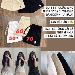 Set 3 quần thêu gấu WHOAU 12811