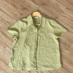 Áo sơ mi nữ màu xanh mạ non 719535