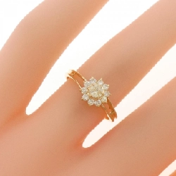 Nhẫn kim cương hoa K18YG 0.26CT - Hàng hiệu Authentic 852757