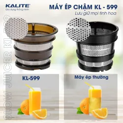 Máy Ép Chậm Kalite KL-599 – Nước Ép Sánh Mịn, Giữ Màu & Hương Vị Tự Nhiên 698918
