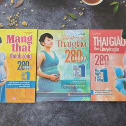 COMBO  3 cuốn Thai giáo - 280 ngày - Mỗi ngày đọc một trang