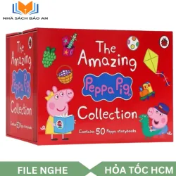 Sách - Peppa Pig hộp đỏ - Mỗi level 50 quyển - Tặng File nghe Mp3