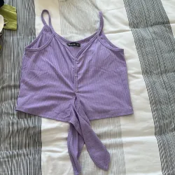 Áo 2 dây tím nhạt model