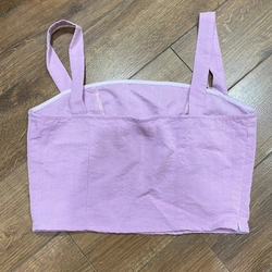ÁO CROPTOP 2  DÂY VẢI THÔ MÁT SIZE M 517070
