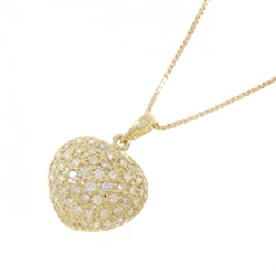 Dây chuyền kim cương Pavé hình trái tim 750YG/K18YG 0.50CT - Hàng hiệu Authentic 865162