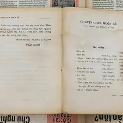 Tiểu thuyết Chuyện chưa muốn kể của tác giả Trần Minh 704945