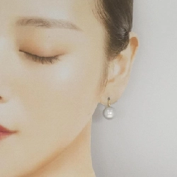 K18YG Bạch Ngọc Trai Bông Tai 11.7mm - Hàng hiệu Chính Hãng 864153