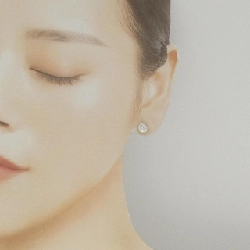 Bông tai kim cương PT900/ST 1.008CT F SI2 Fair một bên - Hàng hiệu Authentic 879874