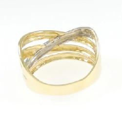 Nhẫn kim cương K18YG/PT900 666066