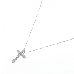 Dây chuyền kim cương PT900/K18WG hình chữ thập 1.0CT - Hàng hiệu chính hãng 859532