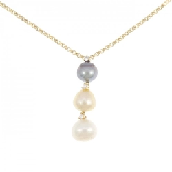 K18YG Ngọc trai Dây chuyền - Hàng hiệu Chính hãng