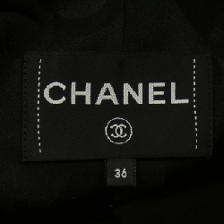 CHANEL LOOK12 P80405V72615 25B Áo khoác không cổ - Hàng hiệu Authentic 822462