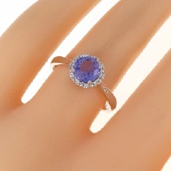 Nhẫn Tanzanite K18WG 0.80CT 671345
