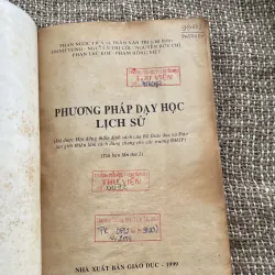 Phương pháp dạy học lịch sử 1999; 300 trang  1044501