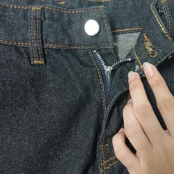 QUẦN SHORT NGẮN NỮ CẠP TRỄ CALEM CLUBC CHẤT LIỆU JEAN - MÀU XANH THAN 738905