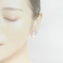 K18YG Mabe Pearl Bông tai - Hàng hiệu Authentic 874500